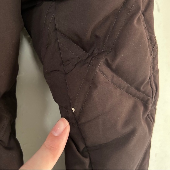 Lands’ End Brown Puffer Coat Winter Warm Casual Large Comfy - Picture 7 of 7